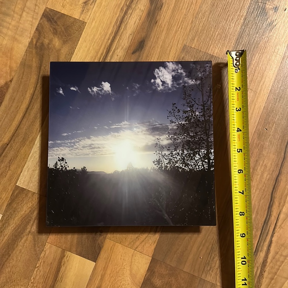 Tile print, sunset, image